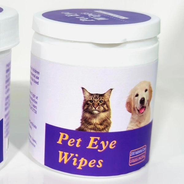 Pet Eye Wipes for Dogs & Cats, 200 Count