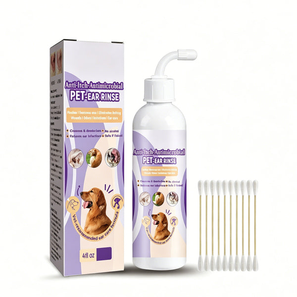 Gentle Pet Ear Rinse Cleaner for Dogs & Cats
