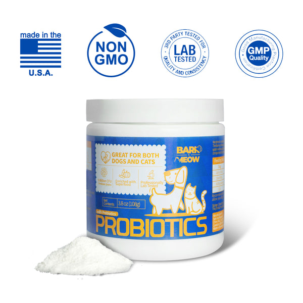 Bark & Meow Probiotics for Dogs & Cats