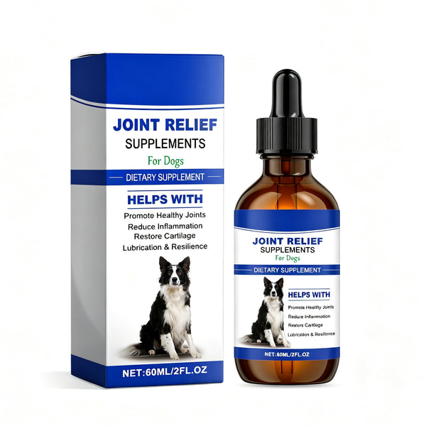 Dog Joint Relief Liquid Drops for Hip & Joint Care